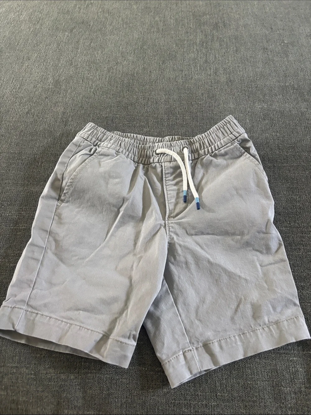 GAP Kids Light Gray Elastic Waist Athletic Shorts